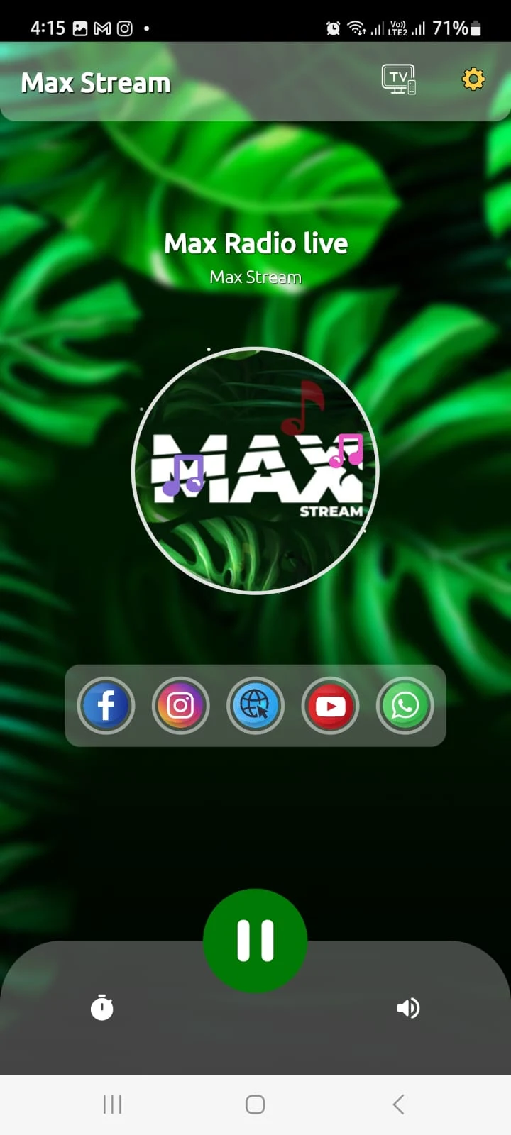 Max Radio y Tv screenshot